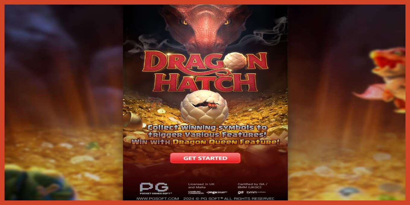 Slot screenshot: Dragon Hatch no deposit, number - 1