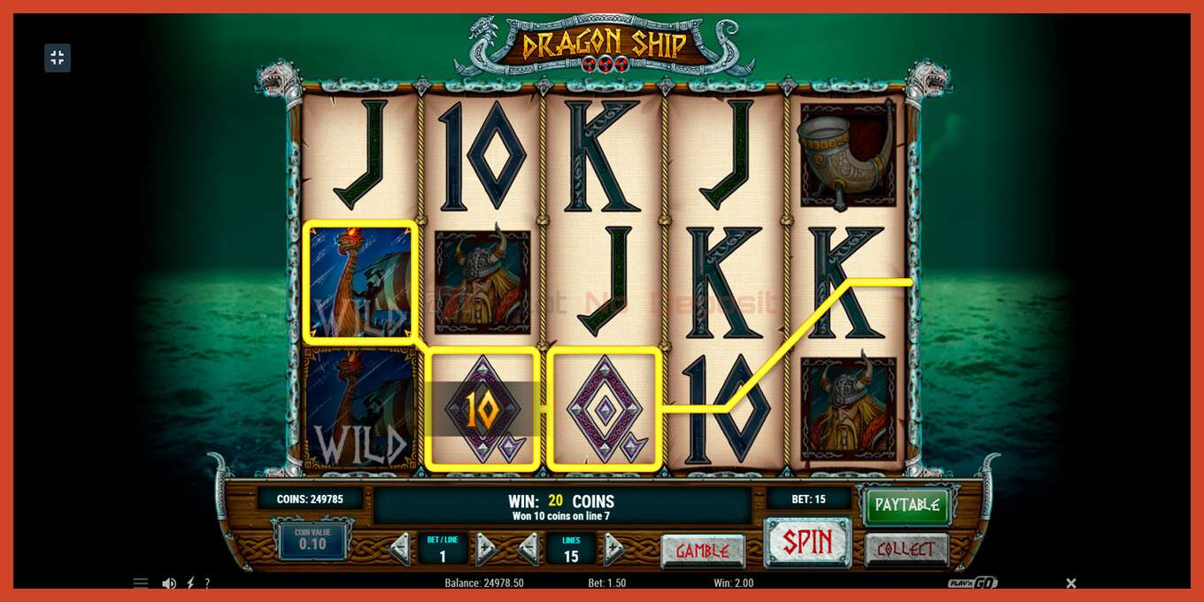 Slot screenshot: Dragon Ship no deposit, number - 2