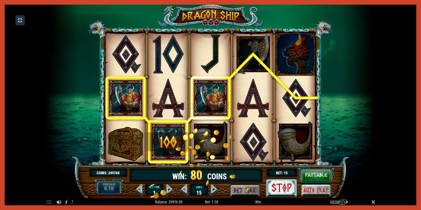 Slot screenshot: Dragon Ship no deposit, number - 3