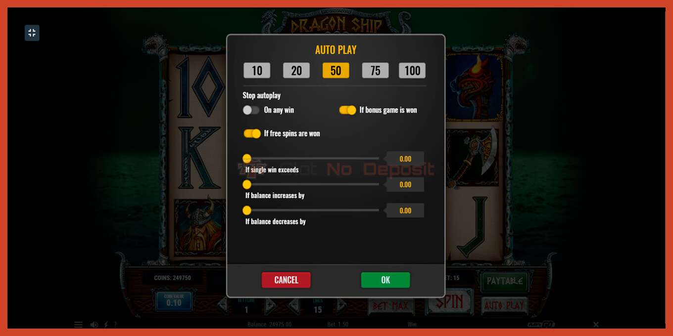 Slot screenshot: Dragon Ship no deposit, number - 7