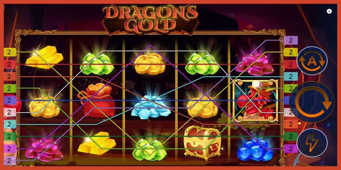 Slot screenshot: Dragons Gold SL bez depozita, broj - 1