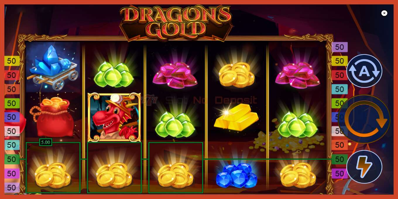 Slot screenshot: Dragons Gold SL bez depozita, broj - 2