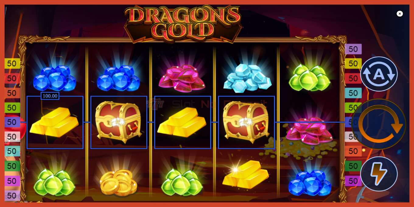 Slot screenshot: Dragons Gold SL bez depozita, broj - 3