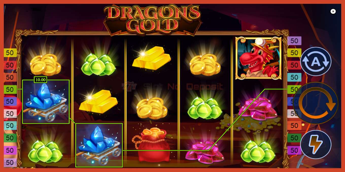 Slot screenshot: Dragons Gold SL bez depozita, broj - 4