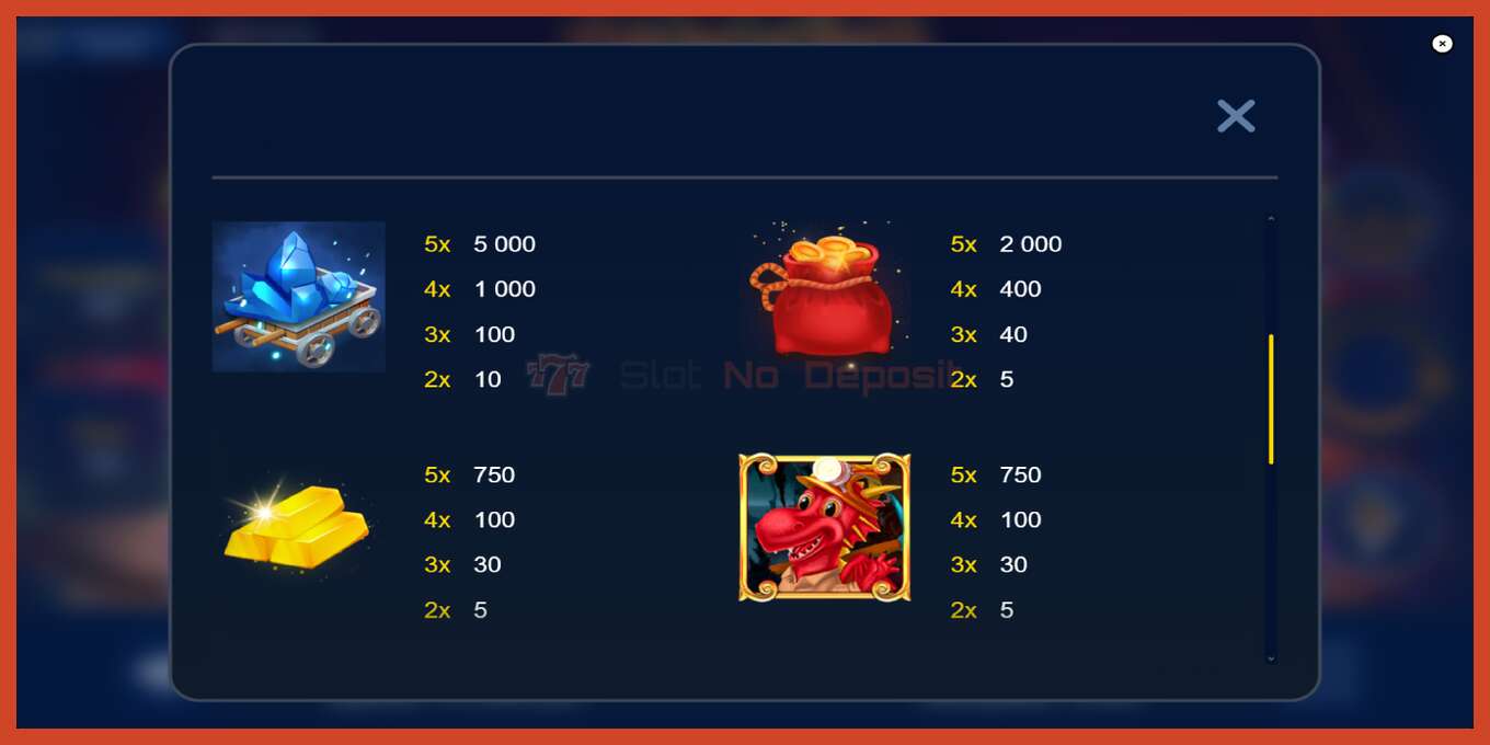 Slot screenshot: Dragons Gold SL bez depozita, broj - 5