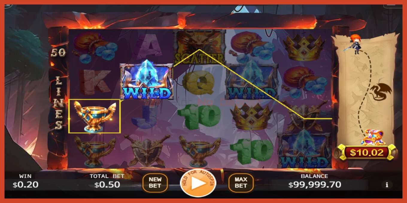 Slot screenshot: Dragons Hoard hakuna amana, nambari - 2