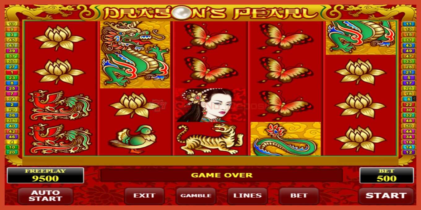 Slot screenshot: Dragons Pearl no deposit, number - 2