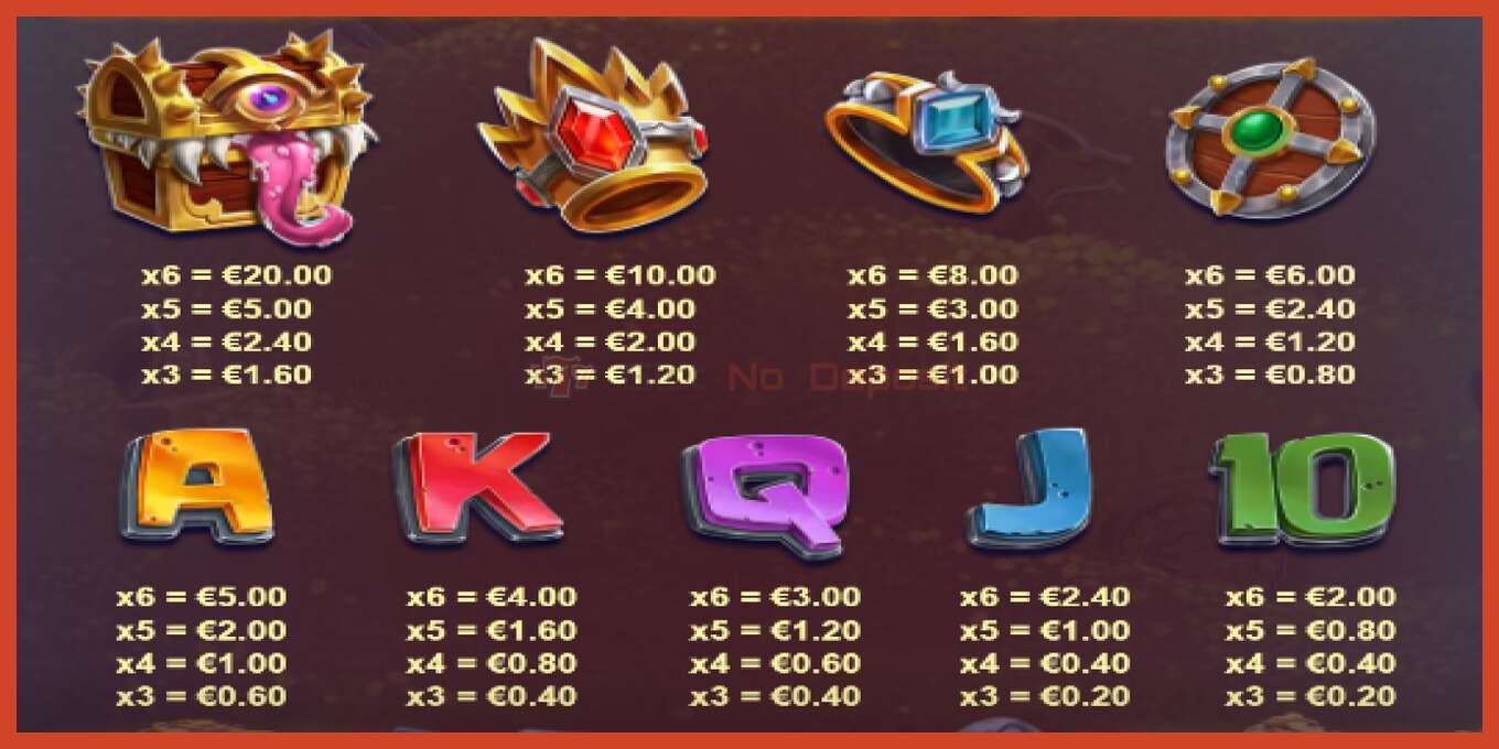 Slot screenshot: Dragons Playground no deposit, number - 4