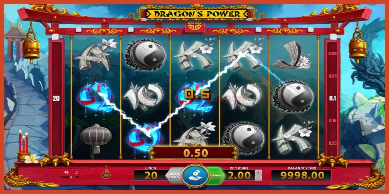 Slot screenshot: Dragons Power no deposit, number - 2