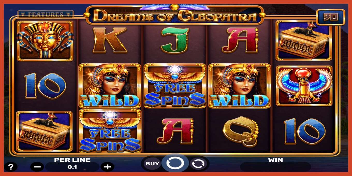 Slot-Screenshot: Dreams of Cleopatra keine anzahlung, nummer - 1