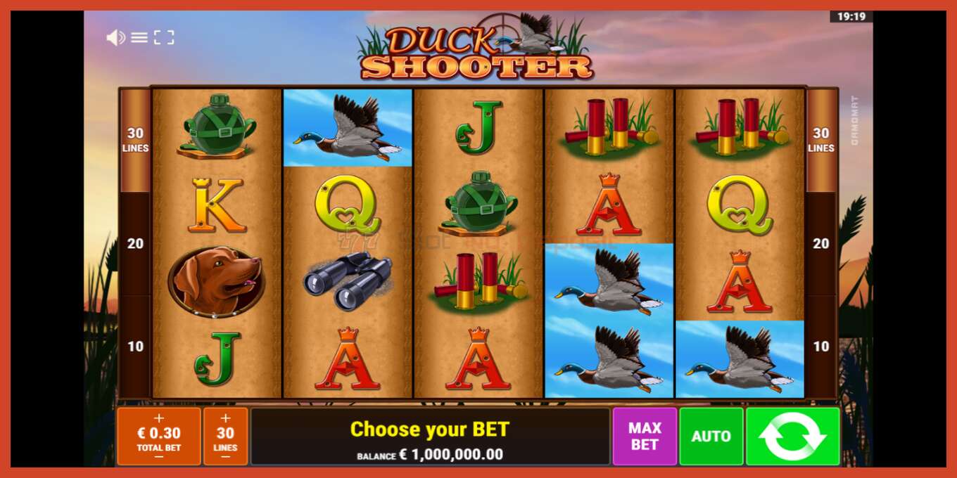 Slot screenshot: Duck Shooter no deposit, number - 1