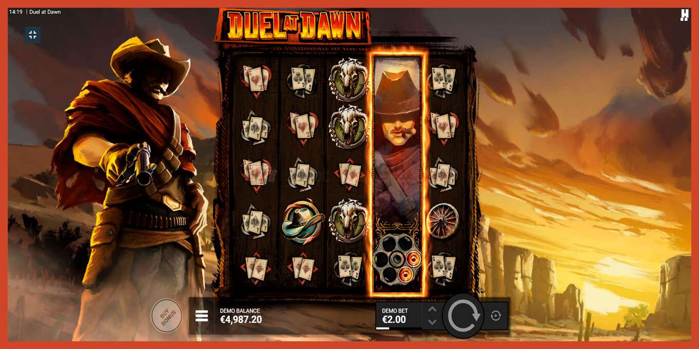 Slot screenshot: Duel at Dawn no deposit, number - 4