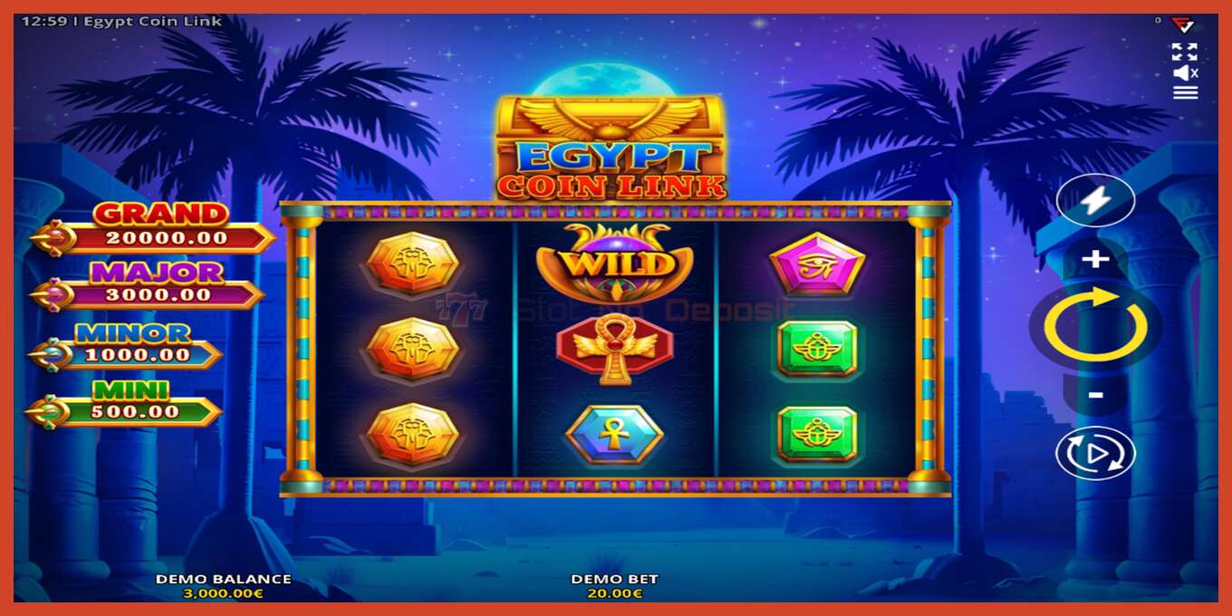 Slot screenshot: Egypt Coin Link no deposit, number - 2