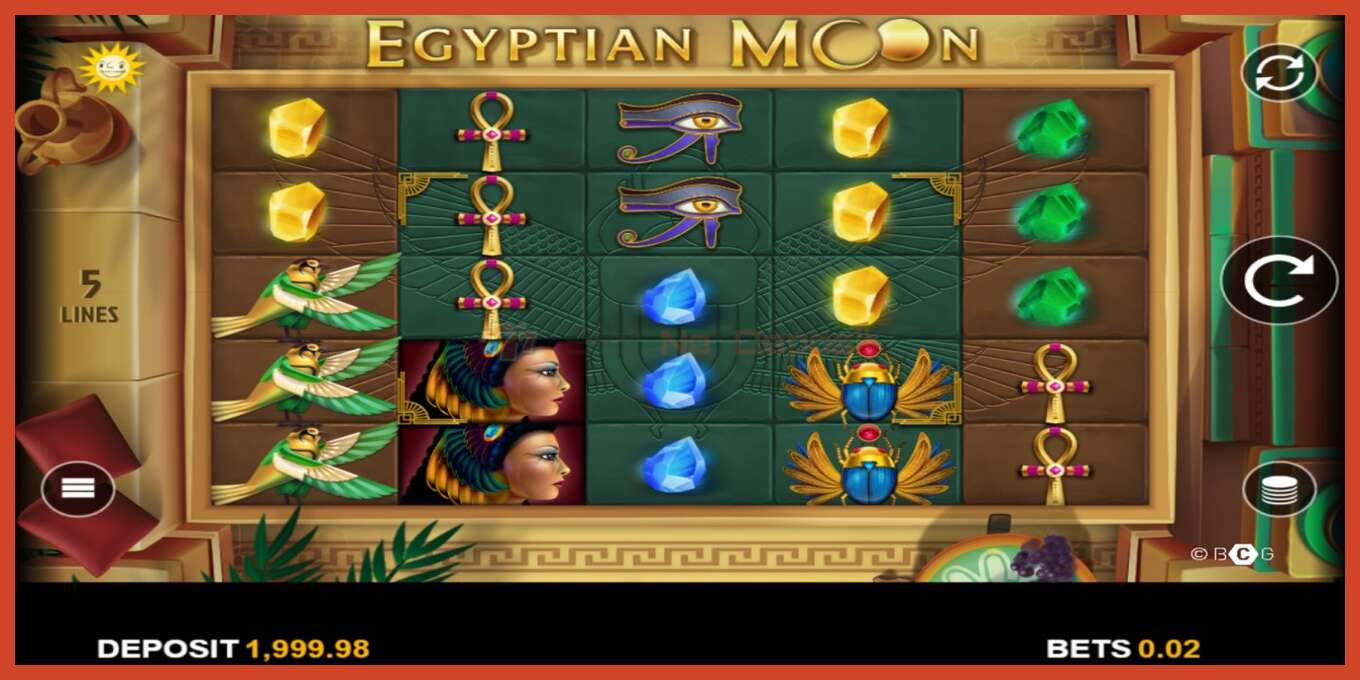 Lizdų ekrano kopija: Egyptian Moon jokio užstato, numerį - 2