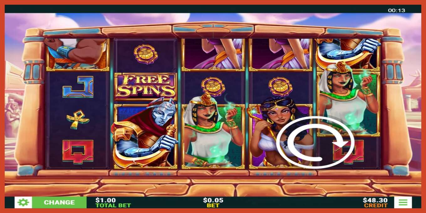 Slot screenshot: Egyptian Mystery no deposit, number - 1