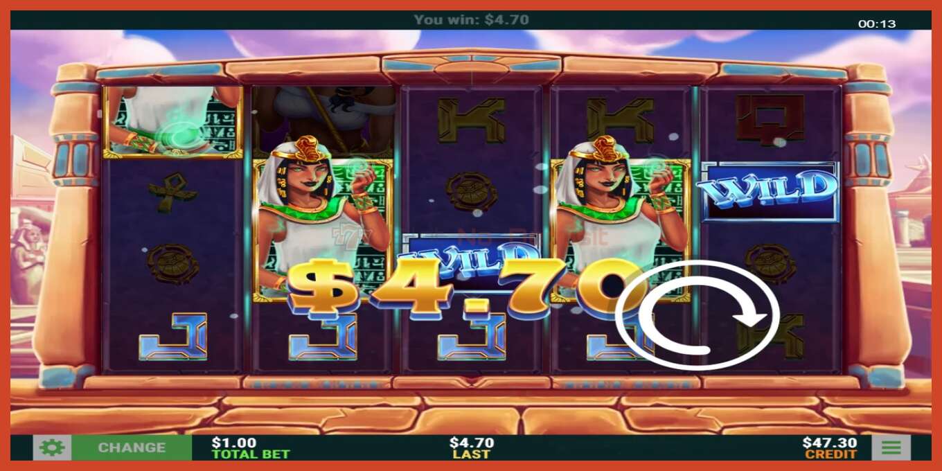 Slot screenshot: Egyptian Mystery no deposit, number - 2