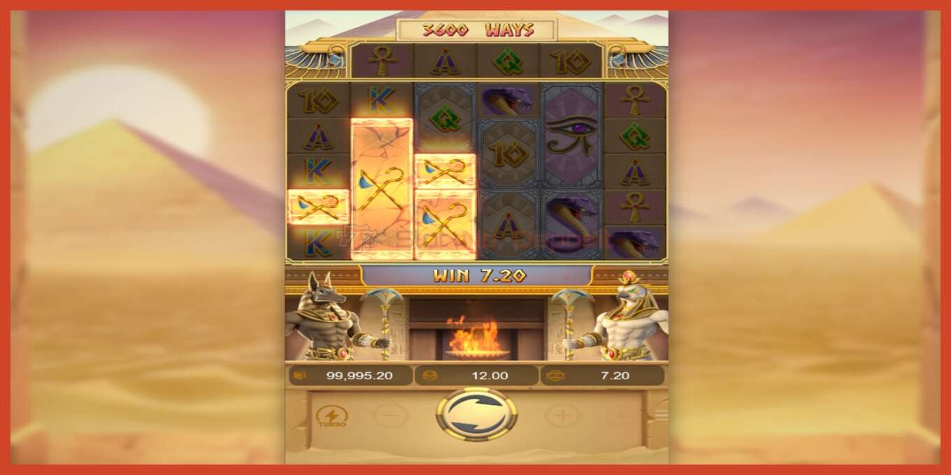 Slot screenshot: Egypts Book of Mystery no deposit, number - 3