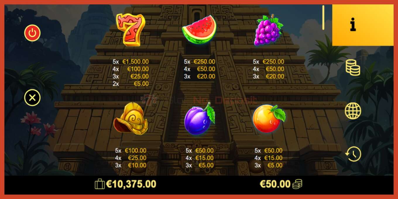 Captura de pantalla de la ranura: El Dorado Fruits sin deposito, número - 5