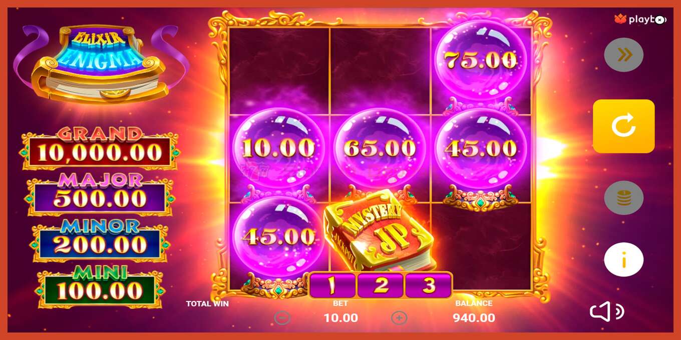 Slot තිර රුවක්: Elixir Enigma තැන්පතු නැත, අංකය - 3