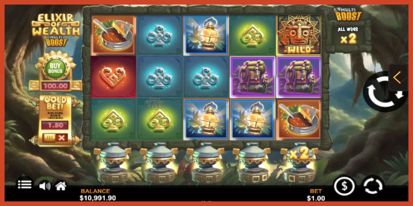 Slot screenshot: Elixir of Wealth no deposit, number - 2