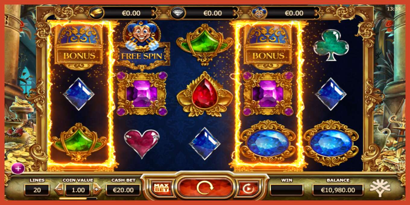 Slot screenshot: Empire Fortune no deposit, number - 3