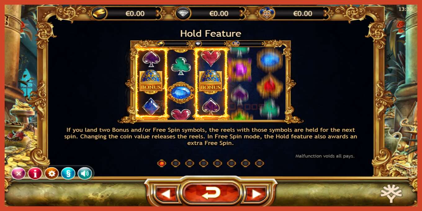 Slot screenshot: Empire Fortune no deposit, number - 5