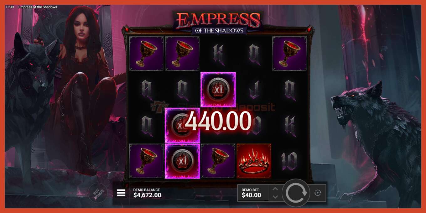 Slot තිර රුවක්: Empress of the Shadows තැන්පතු නැත, අංකය - 4