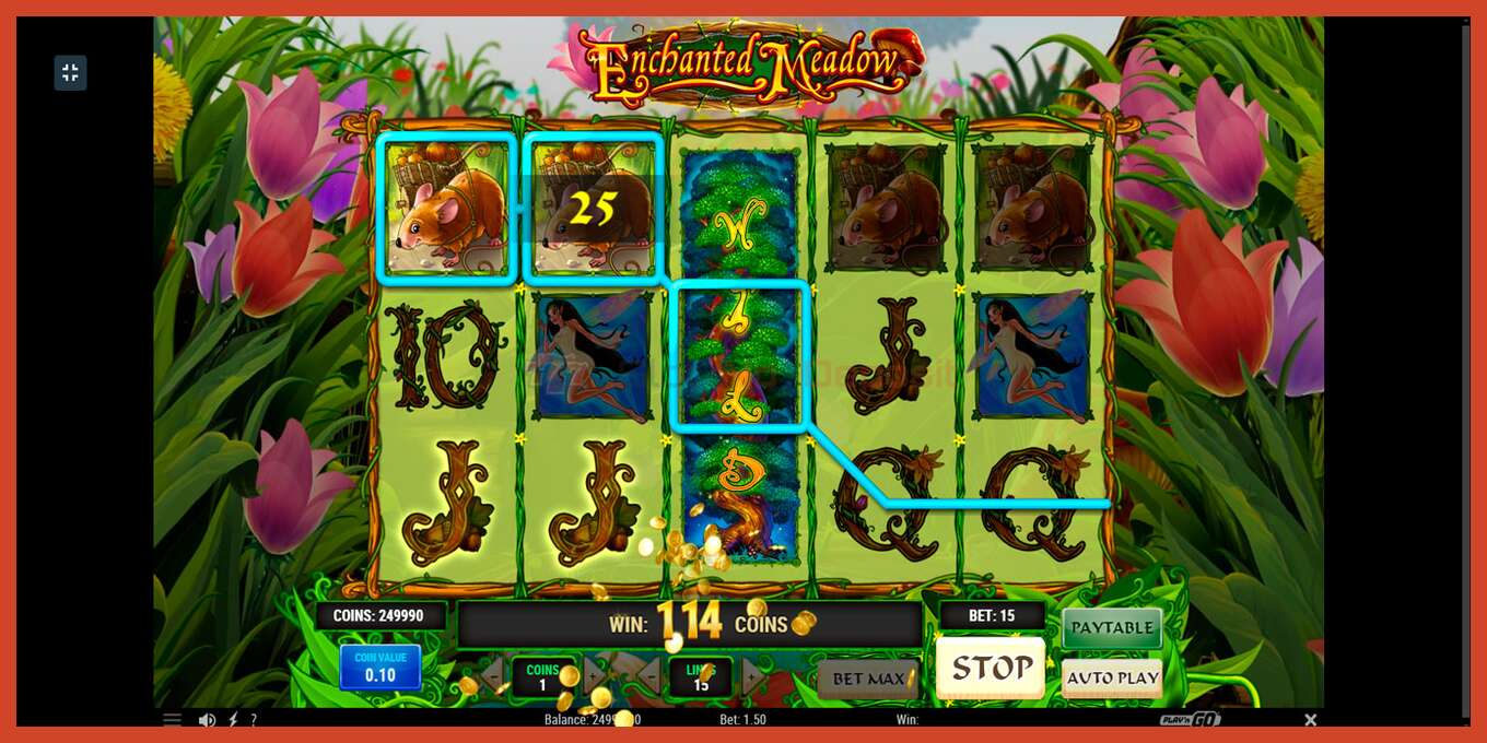 Slot screenshot: Enchanted Meadow no deposit, number - 4