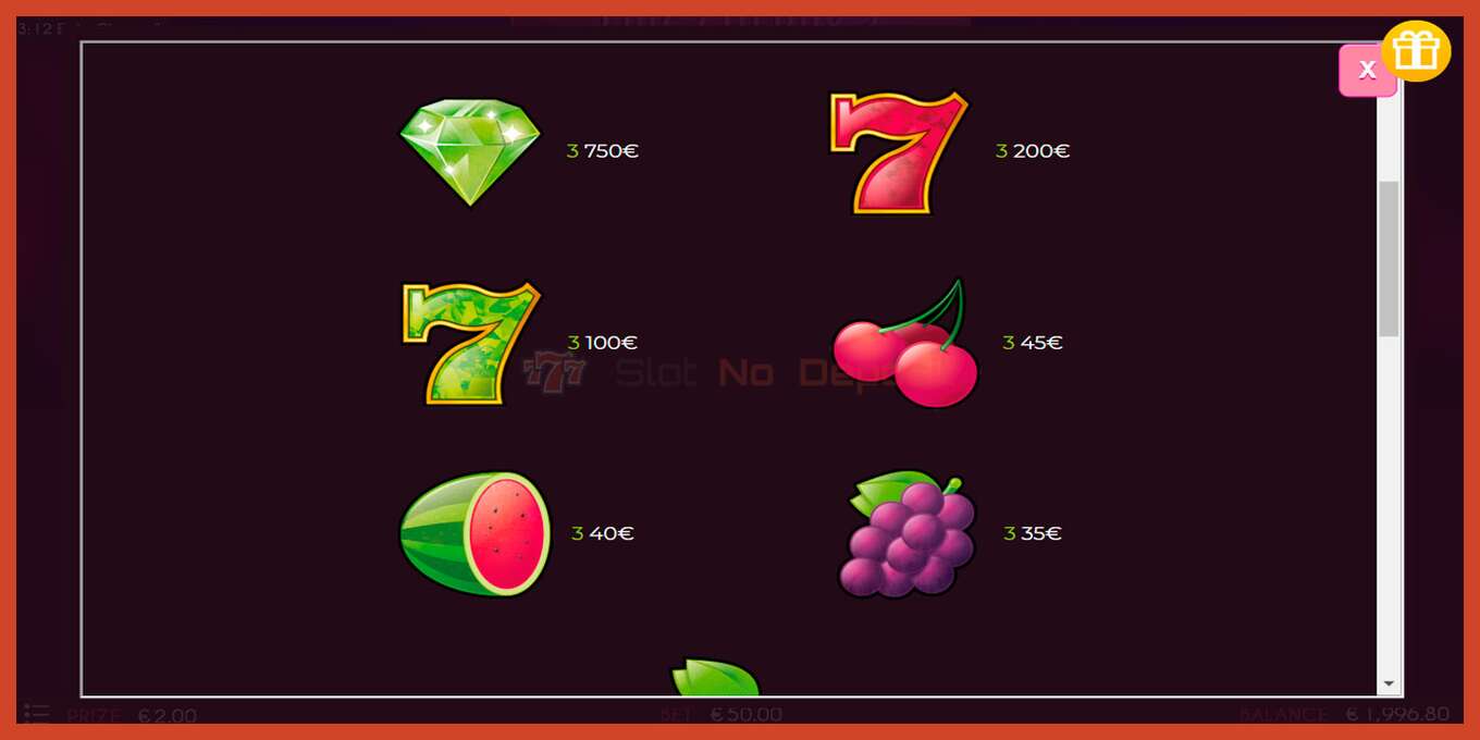 Slot skrinshoti: Epic Cherry 3 depozit yoq, raqam - 6