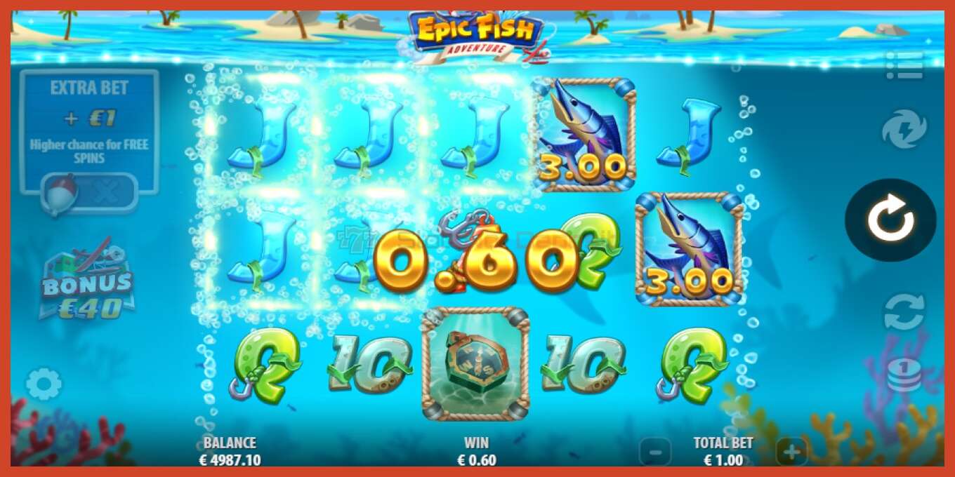 Slot screenshot: Epic Fish Adventure no deposit, number - 3