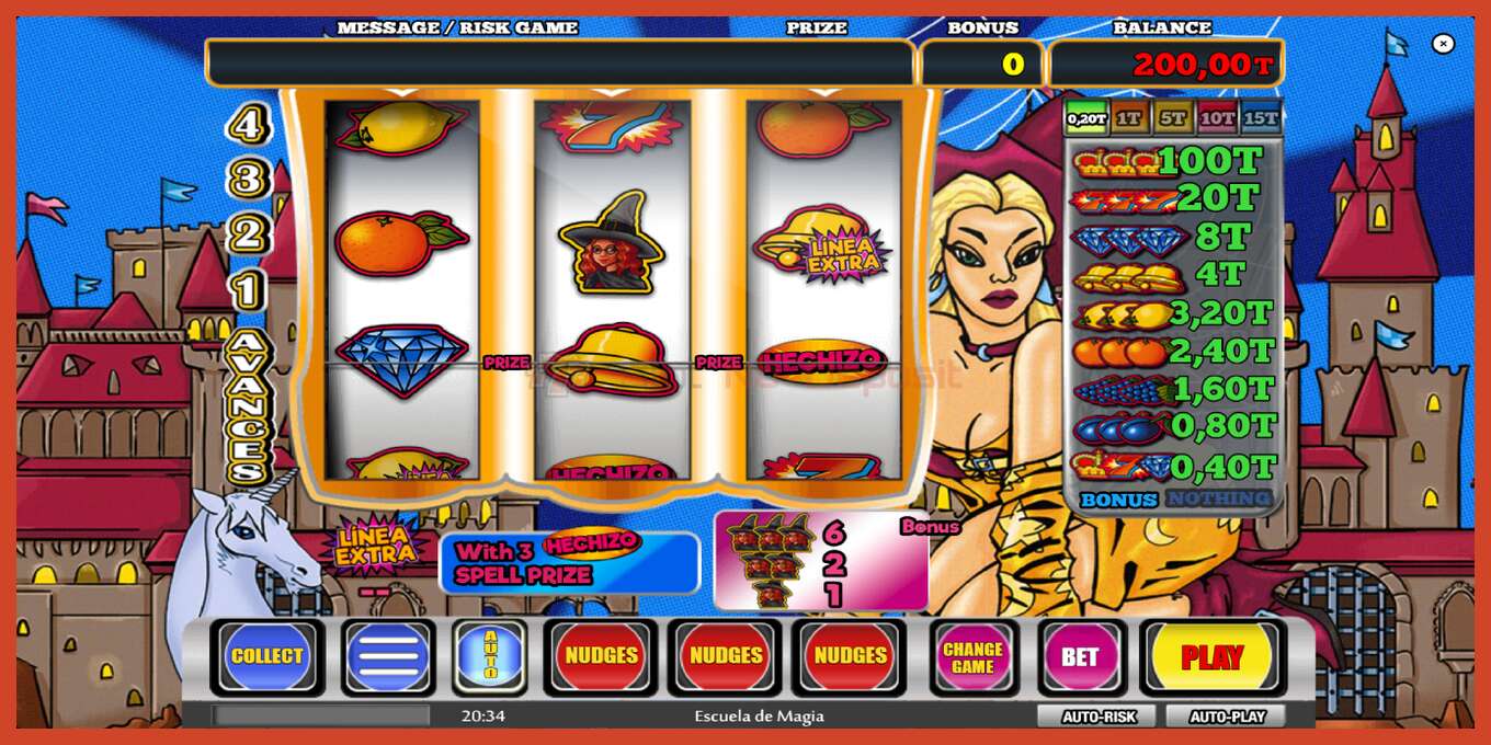 Schermafbeelding van slot: Escuela de Magia geen aanbetaling, nummer - 2