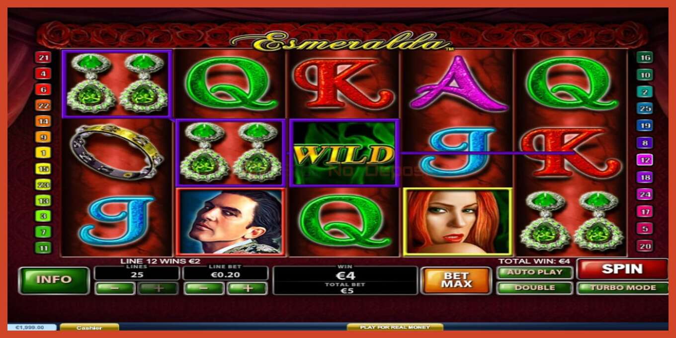 Slot screenshot: Esmeralda no deposit, number - 2