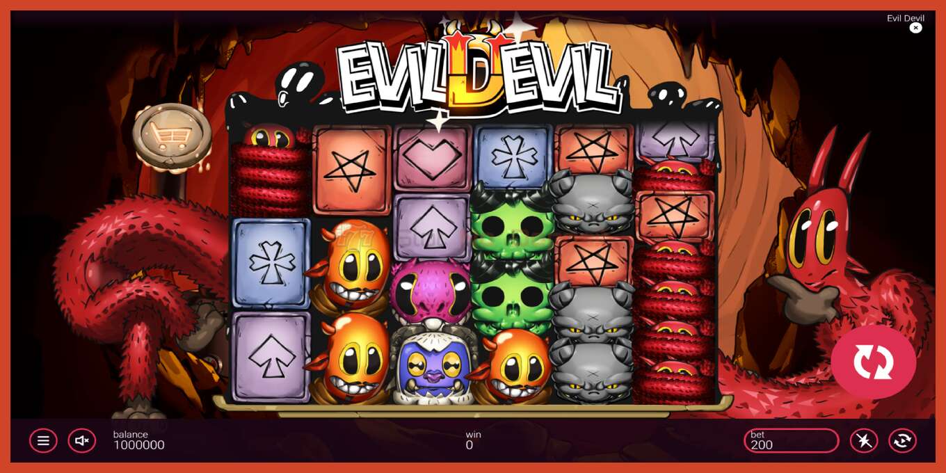 Slot screenshot: Evil Devil no deposit, number - 2