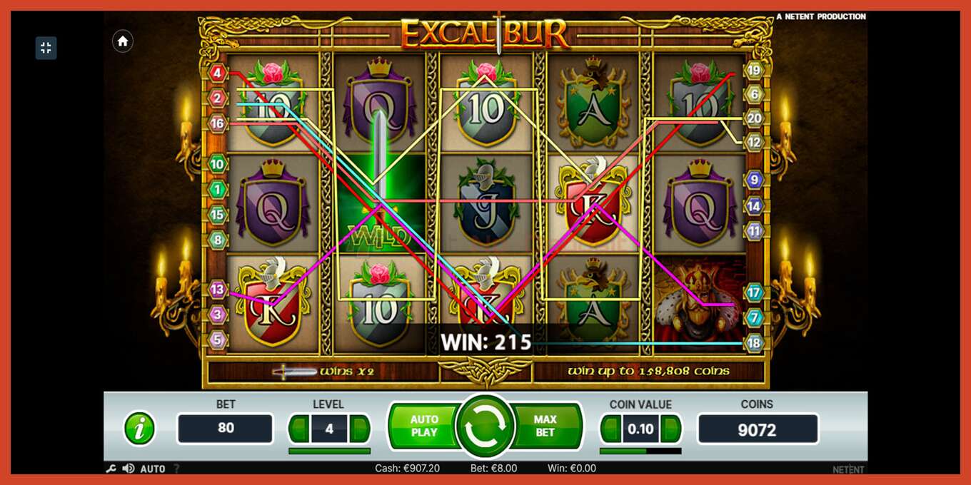 Slot skrinshoti: Excalibur depozit yoq, raqam - 4