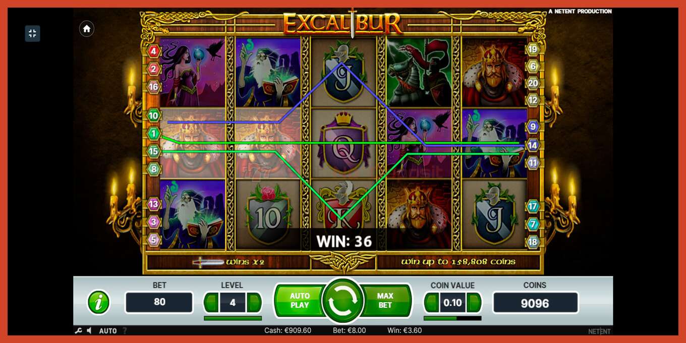 Slot skrinshoti: Excalibur depozit yoq, raqam - 5