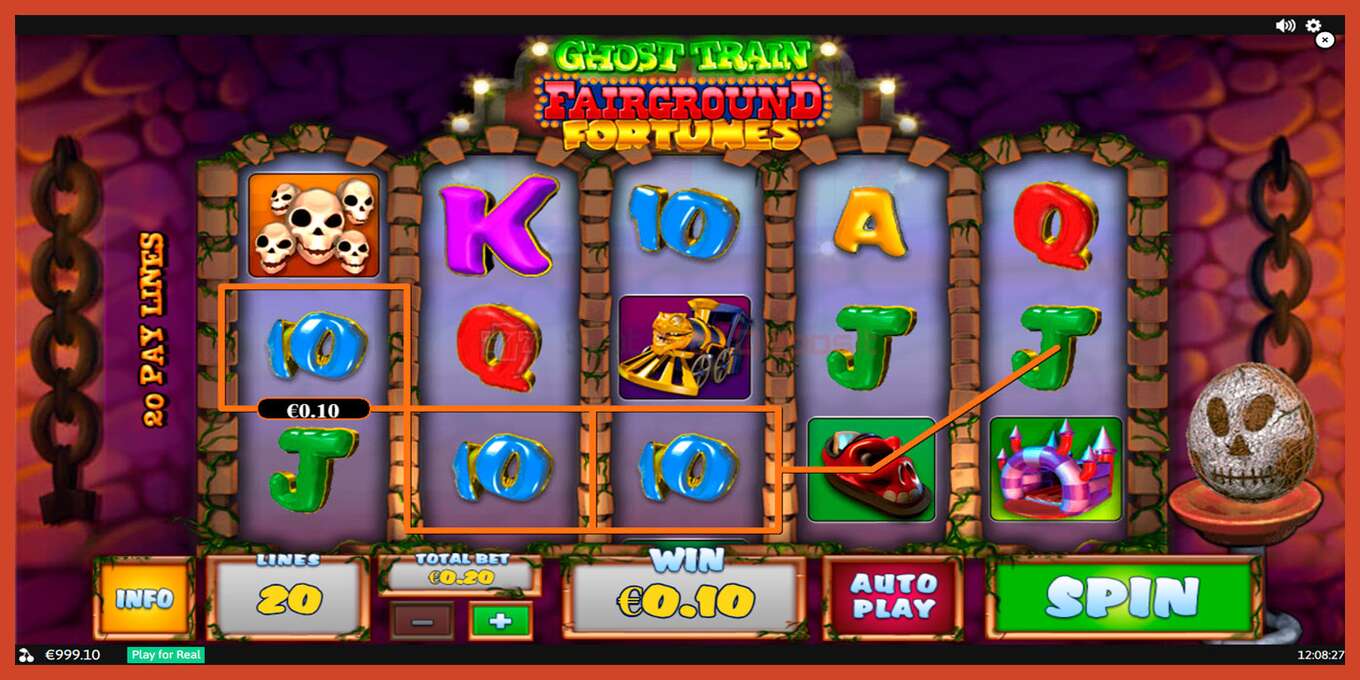 Slot screenshot: Fairground Fortunes Ghost Train no deposit, number - 4