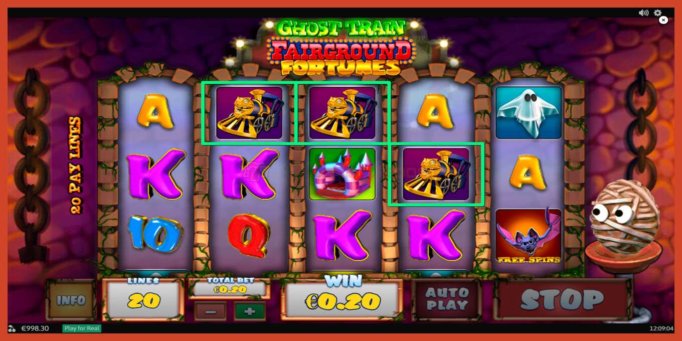 Slot screenshot: Fairground Fortunes Ghost Train no deposit, number - 5