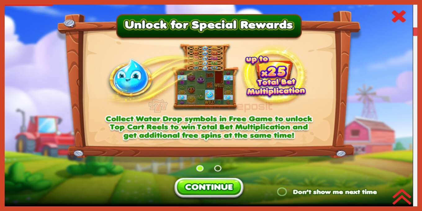 Slot screenshot: Farmland Frenzy Maxways no deposit, number - 1