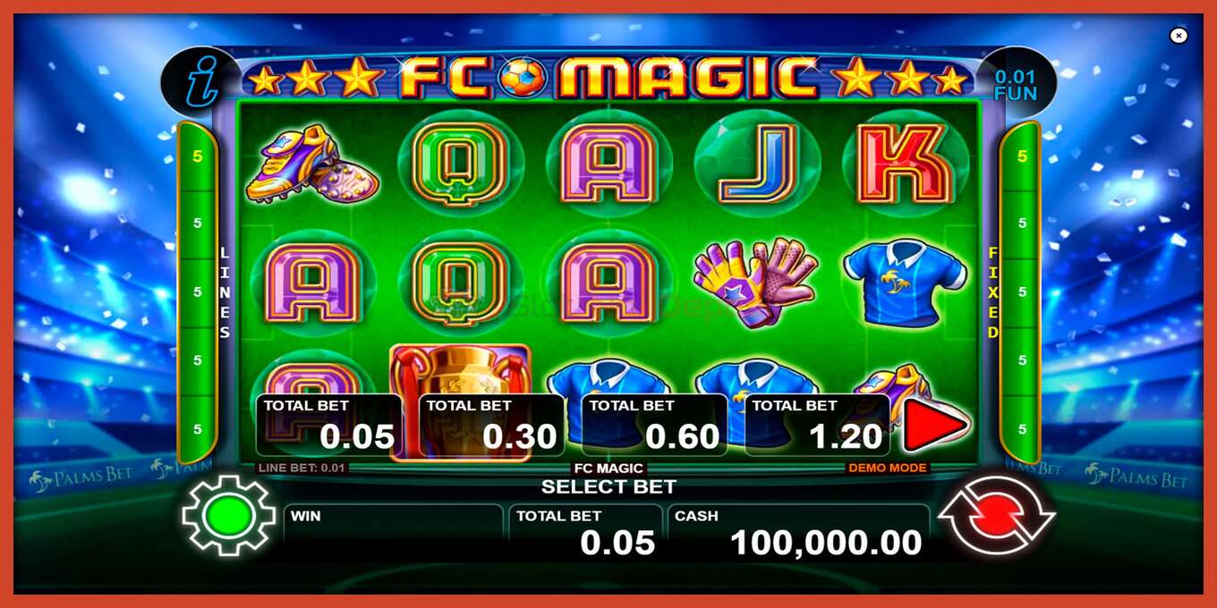 Slot screenshot: FC Magic no deposit, number - 1