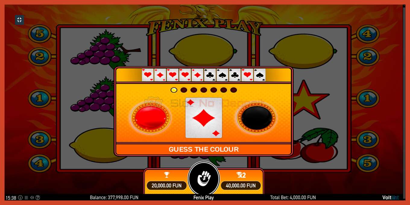 Slot screenshot: Fenix Play no deposit, number - 2