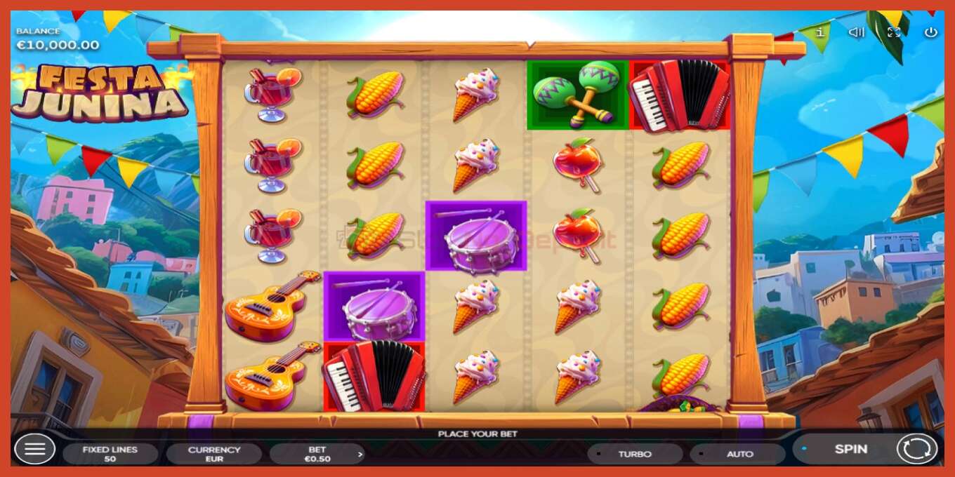 Slot screenshot: Festa Junina no deposit, number - 1