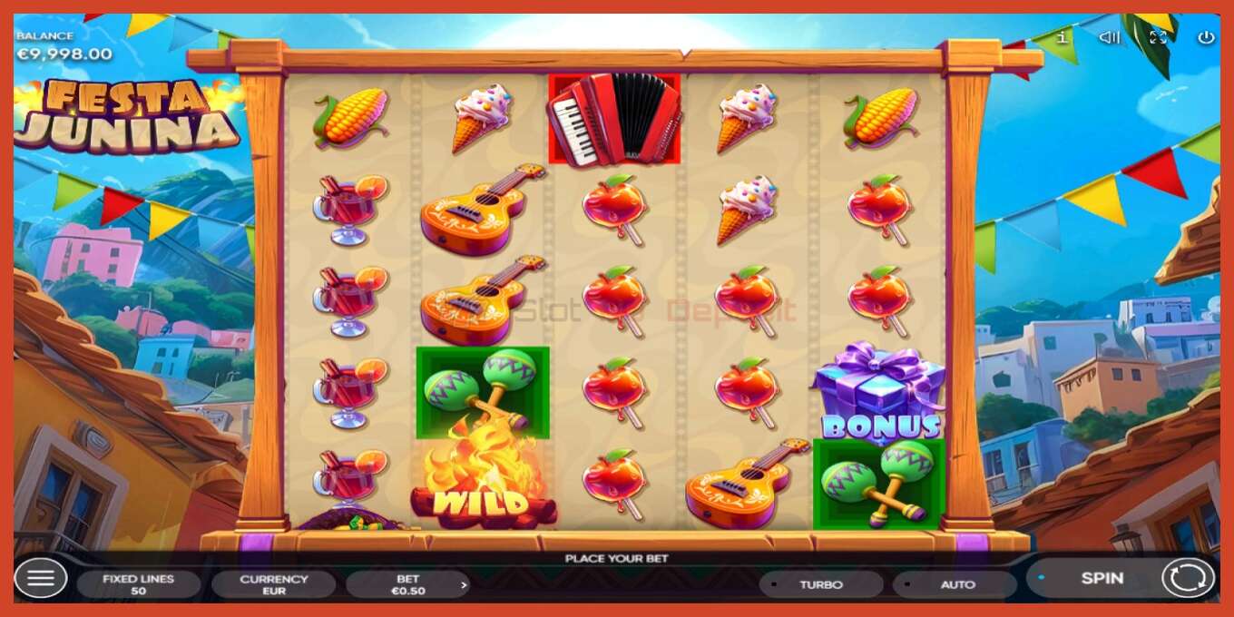 Slot screenshot: Festa Junina no deposit, number - 2