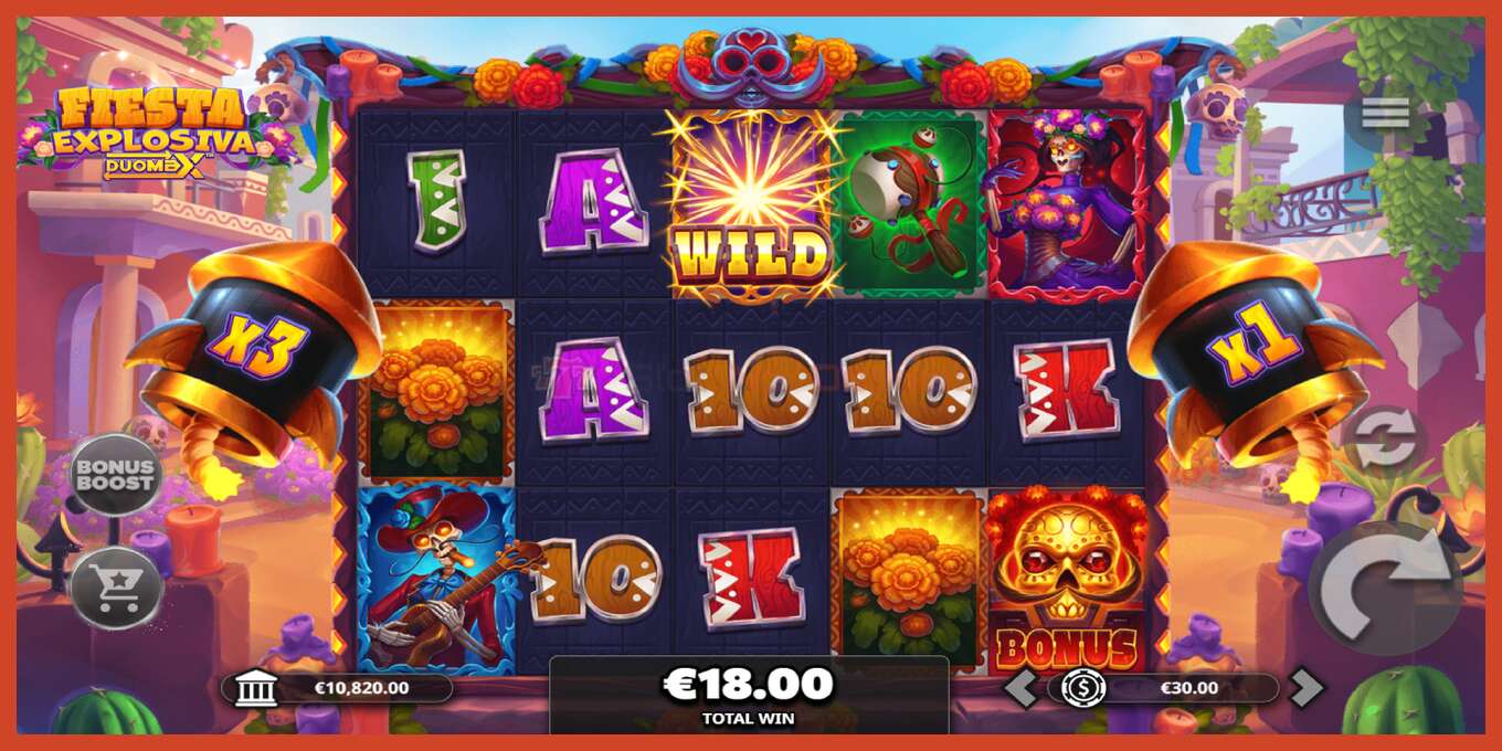 Slot screenshot: Fiesta Explosiva DuoMax bez depozita, broj - 4