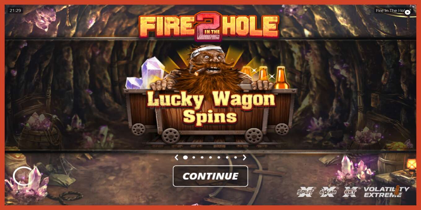 Slot-Screenshot: Fire in the Hole 2 keine anzahlung, nummer - 1