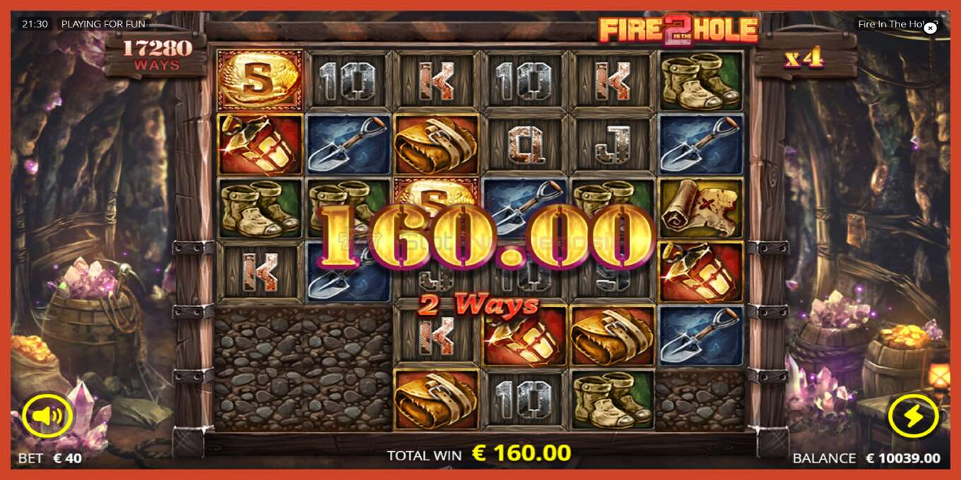 Slot-Screenshot: Fire in the Hole 2 keine anzahlung, nummer - 3