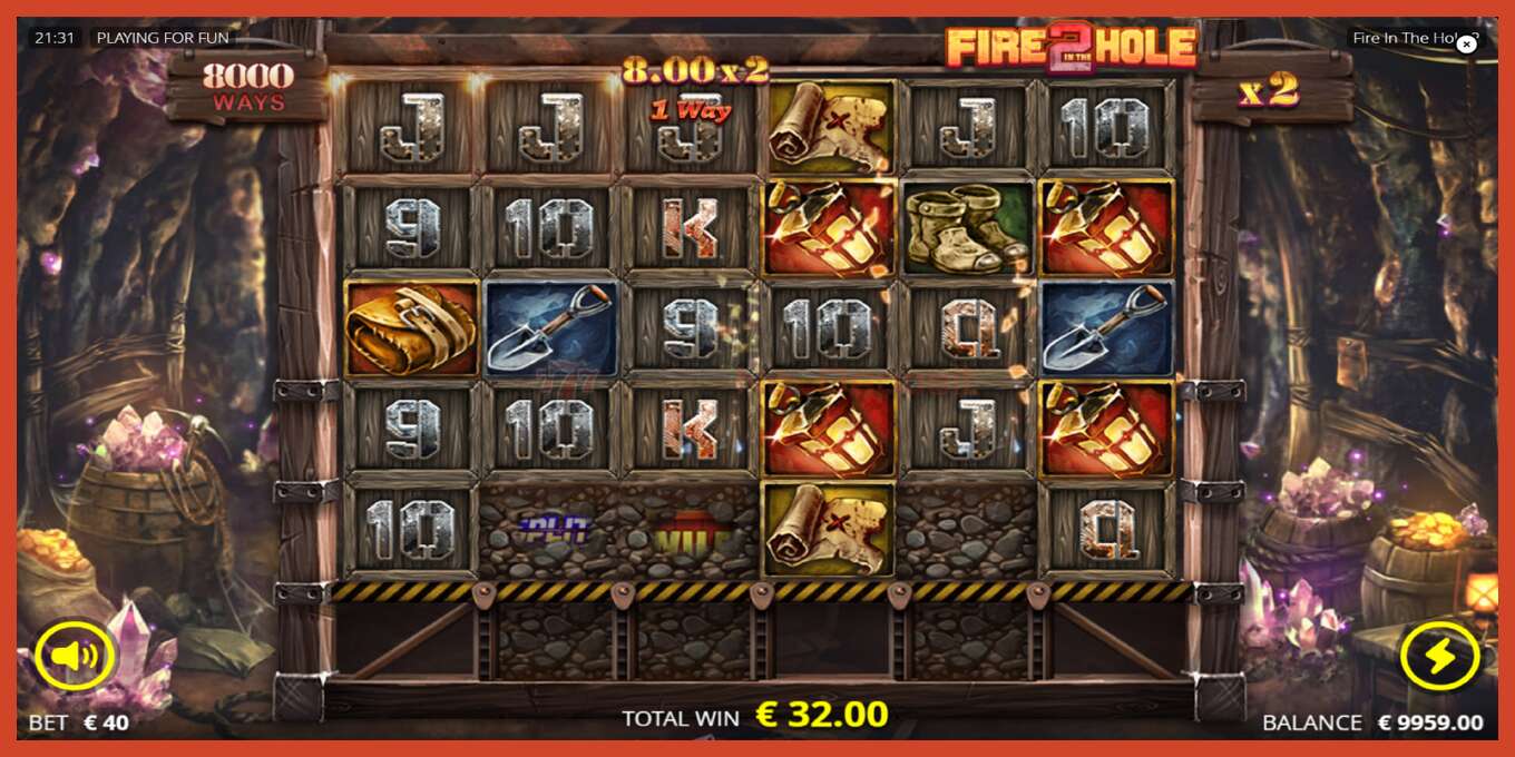 Slot-Screenshot: Fire in the Hole 2 keine anzahlung, nummer - 4