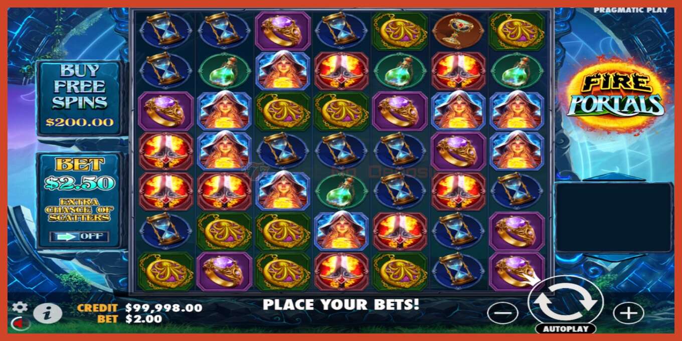 Schermafbeelding van slot: Fire Portals geen aanbetaling, nummer - 1