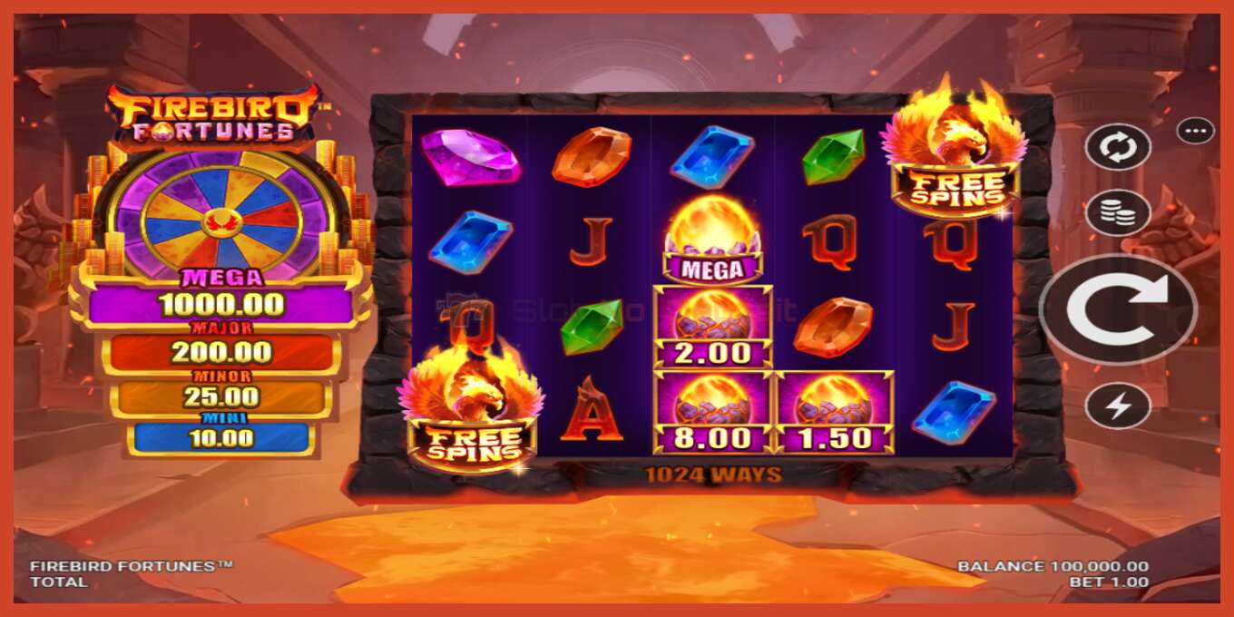 Slot-Screenshot: Firebird Fortunes keine anzahlung, nummer - 2