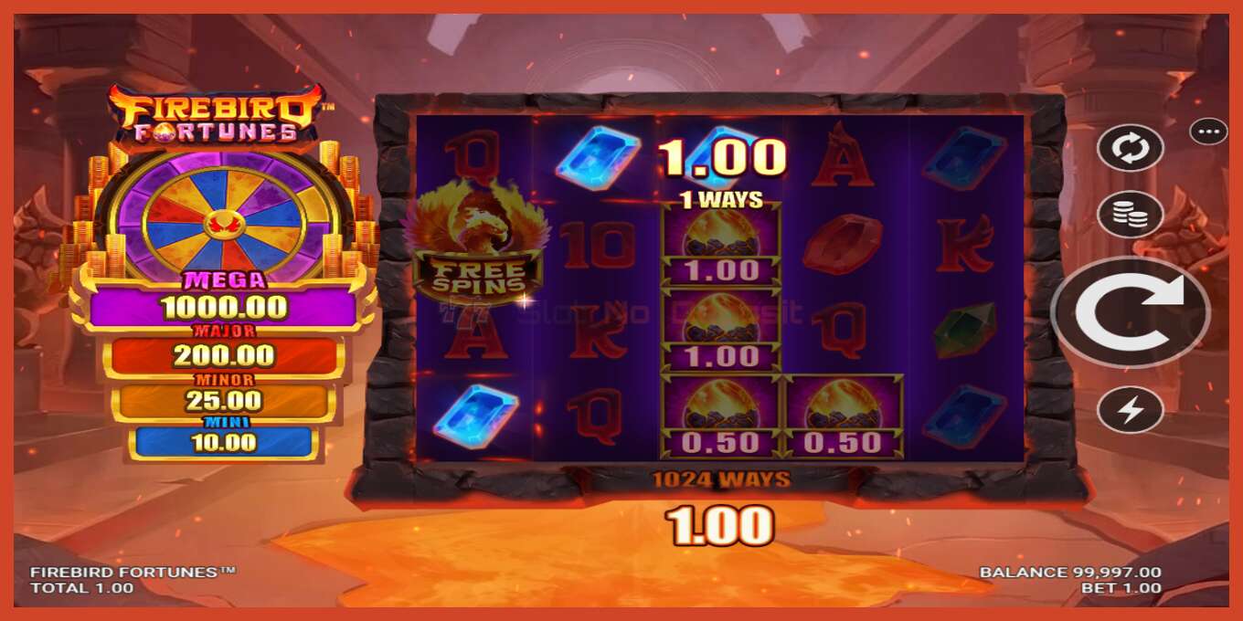 Slot-Screenshot: Firebird Fortunes keine anzahlung, nummer - 3