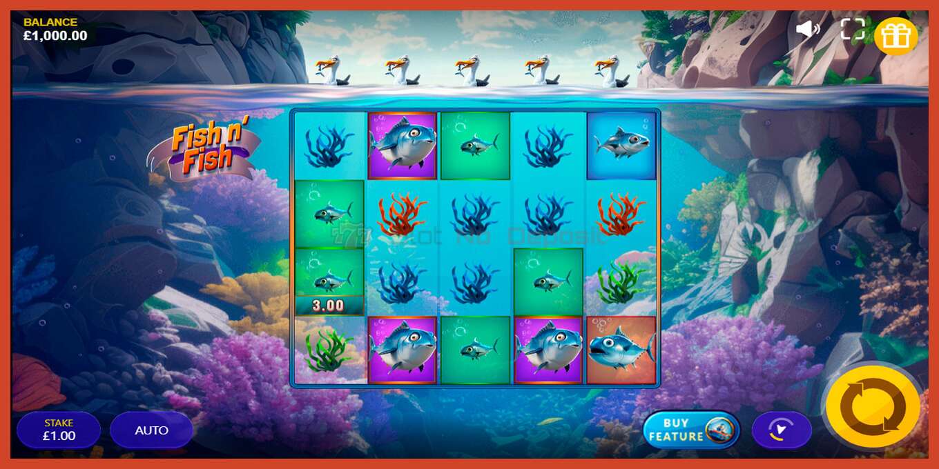 Slot screenshot: Fish n Fish no deposit, number - 1